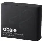 Obaie - neoprén pozíciótartó heveder (fekete)