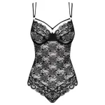 Obsessive 860-TED-1 - szuper szexi csipke body (fekete)