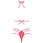 Obsessive Giftella - masnis fehérnemű szett (piros)