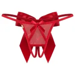 Obsessive Gifty - nyitott tanga (piros)