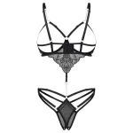 Obsessive Matildea - nyitott body (fekete)