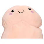 Ölelhető kövér pénisz plüss - 30cm (natúr)