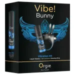 Orgie Bunny - vibrációs péniszgyűrű szett (fekete)