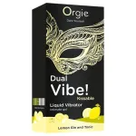 Orgie Dual Vibe - unisex folyékony vibrátor - Gin Tonic (15 ml)
