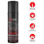 Orgie Touro Power - erekció fokozó krém (15 ml)