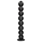 Ouch! Balls of Lust - óriás anál gyöngysor (fekete) - 55 cm