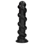 Ouch! Hole Driller - óriás anál plug (fekete) - 31,5 cm