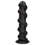 Ouch! Hole Driller - óriás anál plug (fekete) - 31,5 cm