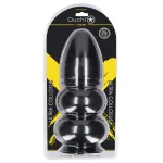 Ouch! Ultra Collosus - extra méretű anál plug (fekete) - 33 cm