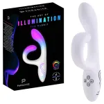 Paradise Illumination - világító csiklókaros vibrátor (fehér)