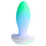 Paradise Illumination - világító vibrációs anál plug (fehér)