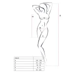 Passion BS026 - miniruha vállpántokkal (fehér) - S-L