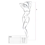 Passion BS060 - rombusz mintás necc szett (piros) - S-L