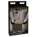 Pipedream Fetish Fantasy Gold - plüss bilincs (fekete)