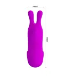 Pretty Love Bunny - nyuszis ujjvibrátor (lila)