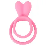 Pulselock Cocktura - nyuszis pár-péniszgyűrű (pink)