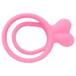 Pulselock Cocktura - nyuszis pár-péniszgyűrű (pink)