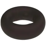 Pulselock Cocktura - pöttyös szilikon péniszgyűrű (fekete) - 27mm