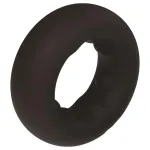 Pulselock Cocktura - pöttyös szilikon péniszgyűrű (fekete) - 27mm
