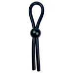 Pulselock Forge - állítható lasszós szilikon péniszgyűrű (fekete)