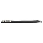 Pulselock Forge - állítható patentos szilikon péniszgyűrű (fekete) - 200mm