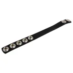 Pulselock Forge - állítható patentos szilikon péniszgyűrű (fekete) - 228mm
