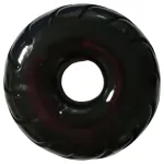 Pulselock Forge - kerék mintás TPE péniszgyűrű (fekete) - 19mm