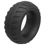 Pulselock Oak - extra vastag szilikon péniszgyűrű (fekete) - 40mm