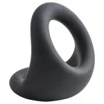 Pulselock Taur - kontúros pénisz- és heregyűrű (fekete)