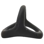 Pulselock Taur - Y-formájú pénisz- és heregyűrű (fekete) - S
