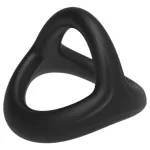 Pulselock Taur - Y-formájú pénisz- és heregyűrű (fekete) - S