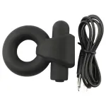 Pulselock Vantr - akkus vibrációs pénisz- és heregyűrű (fekete) - 25mm