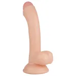 Real Fantasy Vince - herés fitymás dildó - 19,5 cm (natúr)