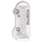 RealRock - átlátszó élethű dildó - átlátszó (22cm)