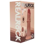 RealRock - dupla sűrűségű élethű dildó (napbarnított) - 18,5 cm