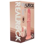 RealRock - dupla sűrűségű élethű dildó (testszínű) - 20,5 cm