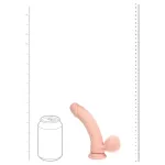 RealRock - dupla sűrűségű élethű vibrátor (testszínű) - 15 cm