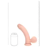 RealRock - dupla sűrűségű élethű vibrátor (testszínű) - 20 cm