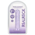 RealRock - élethű dildó tapadókoronggal (lila) - 12,7 cm
