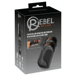 Rebel - lüktető, vibrációs maszturbátor (fekete)