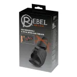 Rebel - mozgó makkizgatós péniszvibrátor férfiaknak (fekete)