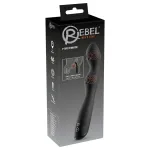 Rebel P-Spot - 2 motoros prosztata vibrátor (fekete)