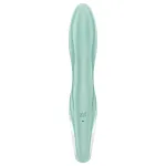 Satisfyer Air Pump Bunny 5 – App-vezérelt pumpálható vibrátor (menta)