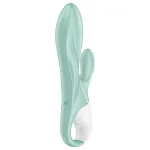 Satisfyer Air Pump Bunny 5 – App-vezérelt pumpálható vibrátor (menta)