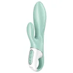 Satisfyer Air Pump Bunny 5 – App-vezérelt pumpálható vibrátor (menta)