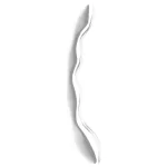 Satisfyer Cosmic Crest 2 - hullámos acéldildó (ezüst)