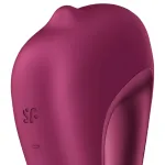 Satisfyer Delighterrr - gördülőgolyós csiklóvibrátor (piros)