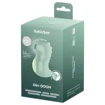 Satisfyer Din-OOOH - léghullámos csiklóvibrátor (zöld)