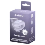 Satisfyer Double Joy - párvibrátor (lila)