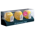 Satisfyer Egg Fierce - tojás maszturbátor szett (3 db)